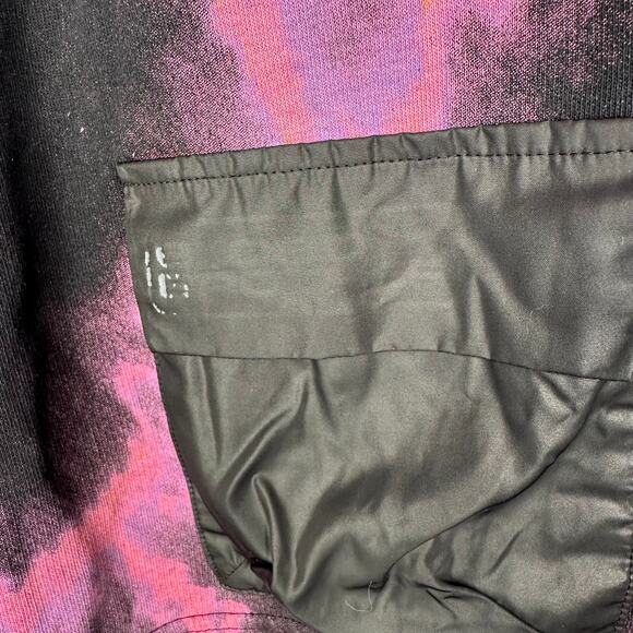 BLOOD BROTHER Black Pink Space Dye Men's Cotton Shorts Medium - Picture 6 of 11